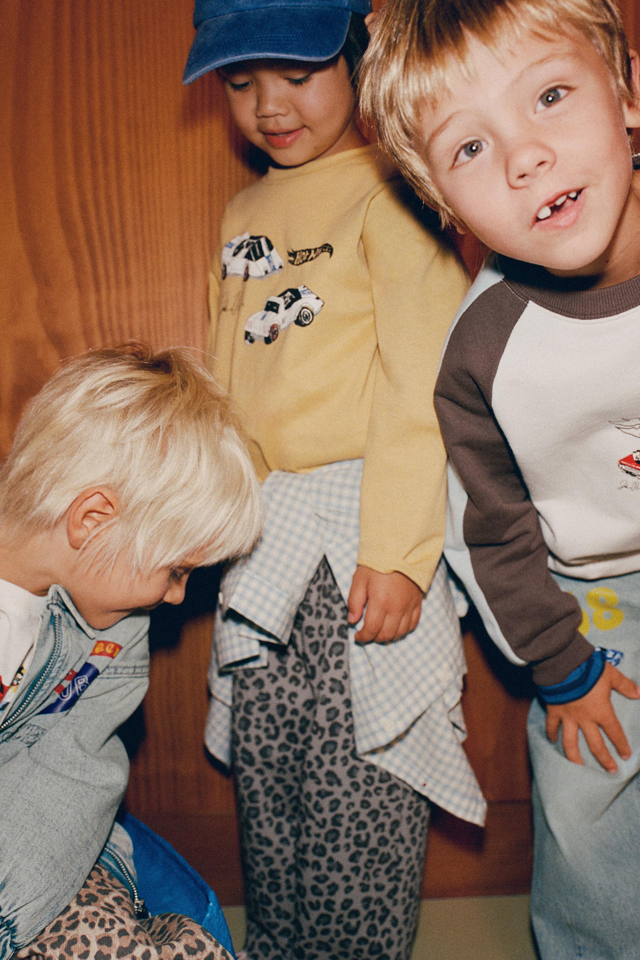 ANIMAL PRINT BALLOON PLUSH PANTS